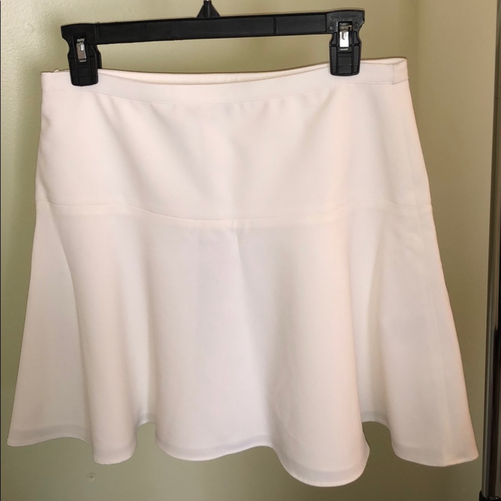 White BCBG skirt